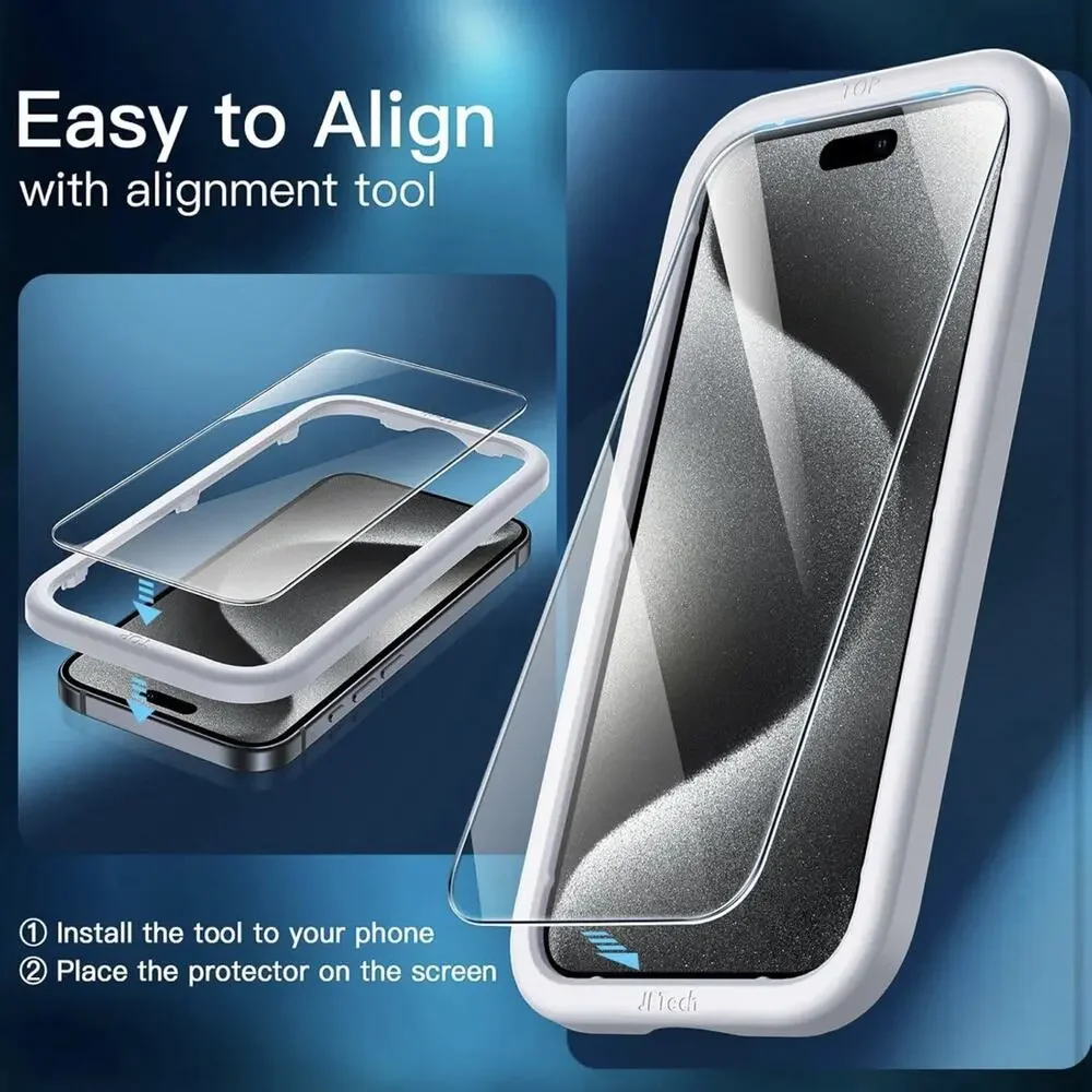 5 in 1 Matte Case for iPhone 15 Pro Max with Screen Protector and Lens Protector